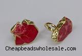 NGR265 22*30mm - 30*40mm freeform sea sediment jasper rings