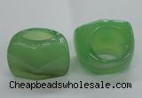 NGR42 20*30*35mm faceted freeform agate gemstone rings