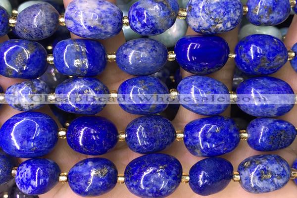 NUGG176 15 inches 10*12mm - 13*18mm nuggets lapis lazuli beads