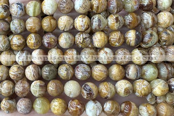 OPAL17 15 inches 8mm round Australia cat eye opal beads wholesale
