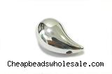 PEND17 15*25mm copper pendant silver plated