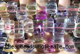 QUAR58 14 inches 13*18mm dyed crackle quartz beads