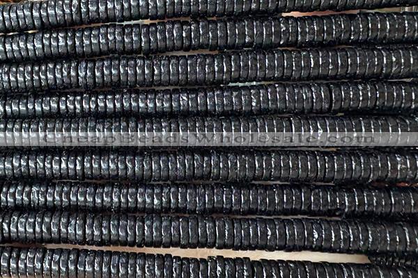 ROND239 15 inches 1.5*6mm heishi jade gemstone beads