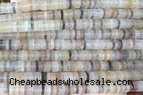 ROND241 15 inches 1.5*6mm heishi jade gemstone beads