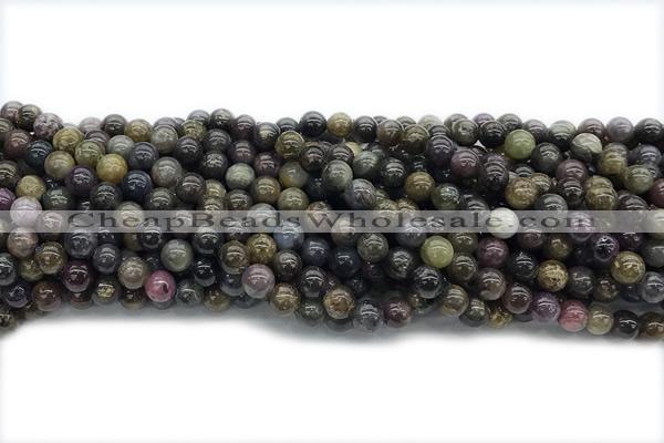 RUBY01 15 inches 6mm round ruby sapphire gemstone beads