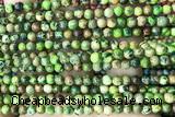SEAS02 15 inches 4mm round dyed imperial jasper beads