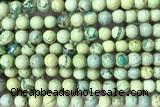 SEAS141 15 inches 6mm round natural imperial jasper beads