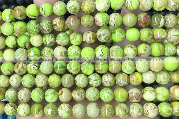 SEAS63 15 inches 8mm round dyed imperial jasper beads