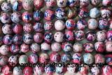 SEAS84 15 inches 8mm round dyed imperial jasper beads