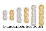 Silv88 6.8*13mm – 6.8*25.5mm Cubic Zirconia Micro Pave 925 Sterling Silver Plated