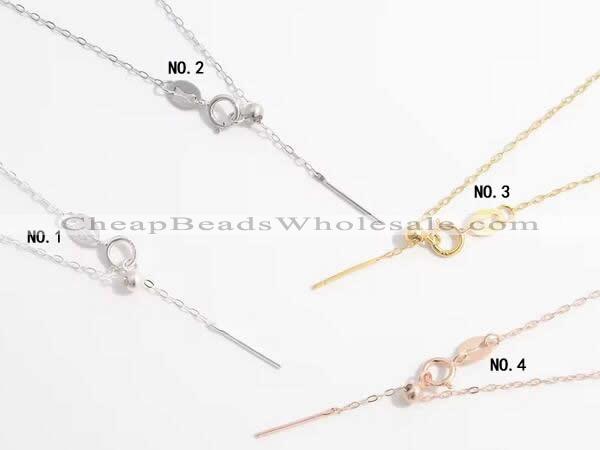 Silv95 45cm 925 Sterling Necklace Chain Plated