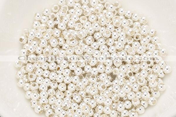 Silv20 2mm, 2.5mm, 3mm, 4mm 925 Sterling Silver Beads