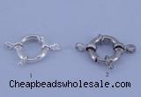 SSC203 5pcs 13.5mm 925 sterling silver spring rings clasps