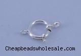 SSC207 5pcs 12.5mm 925 sterling silver spring rings clasps