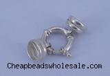 SSC215 5pcs 14.5mm sterling silver spring rings clasps