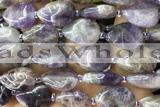 TEAR25 15 inches 13*18mm flat teardrop amethyst gemstone beads