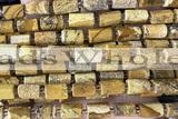 TUBE109 15 inches 6*11mm - 8*14mm faceted tube picture jasper beads