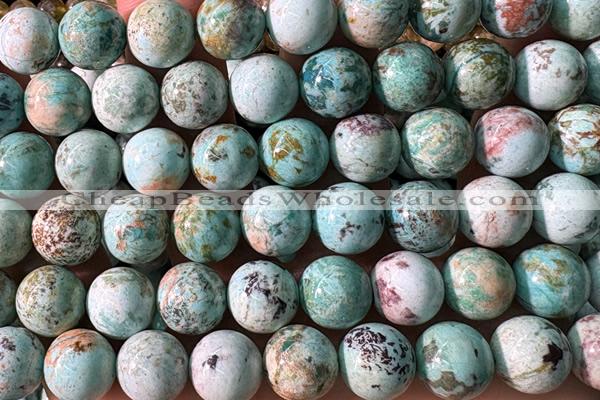 TURQ232 15 inches 10mm round turquoise beads wholesale